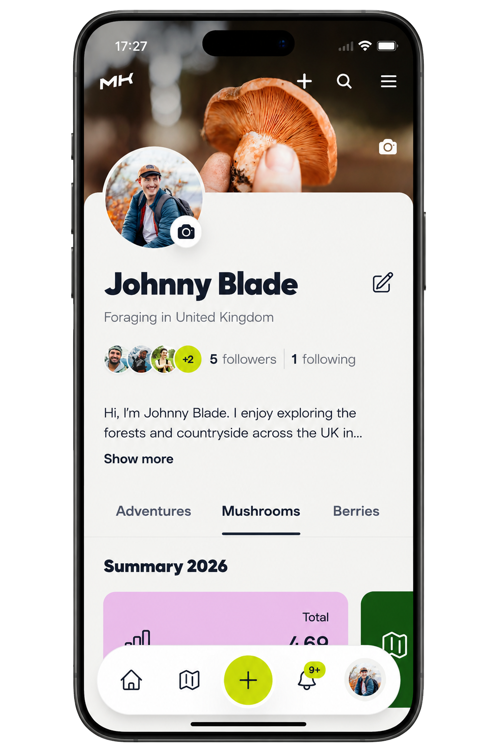 Update your Mushroom King profile